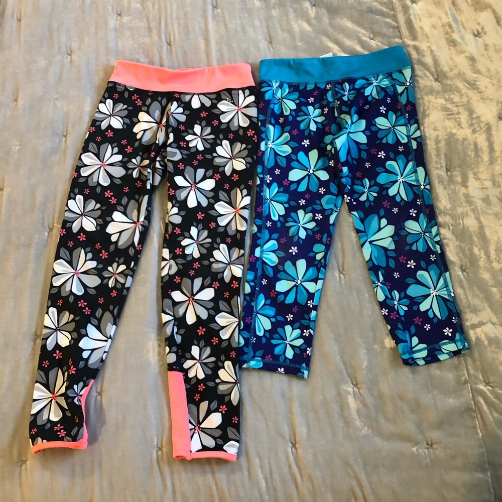 Lot of 2 Gymboree Gymgo sport leggings sz L 10-12